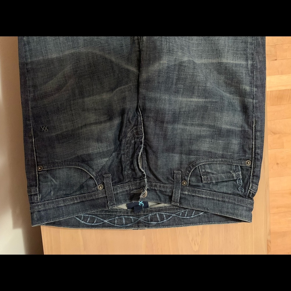 Premium Denim. Genetics frayed edges jeans